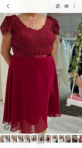 Cocktailkleid,Damen,bordeauxro