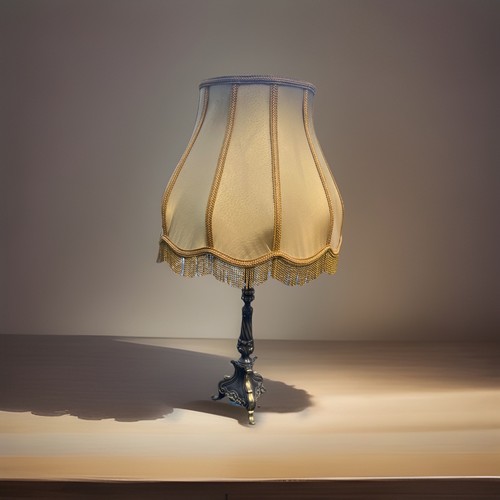 Tischlampe 2flm jugendstil - tischlampe, 2flm.