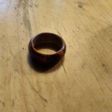 Damenring Holz, Gr. 19, Innen