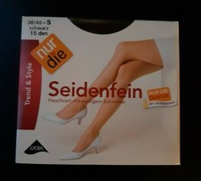 Black 15D Tights Small 38/40