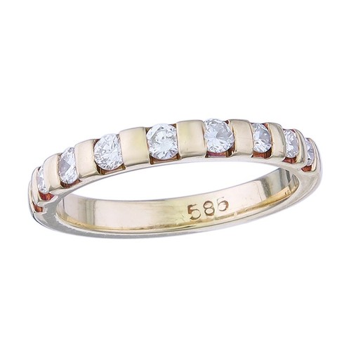 Ring brillanten memoryringstil - ring,