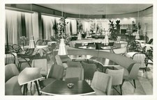 Ansichtskarte Karlsruhe Ring Cafe 1956 Inneneinrichtung 50er   (Nr.9135)
