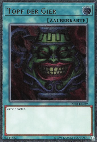 Yugioh topf der gier - der,