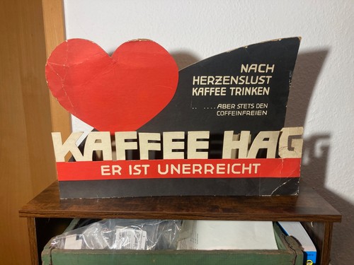 Original werbe plakat kaffee - werbe,
