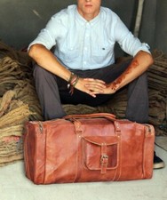 Vintage Retro Herren Echtleder