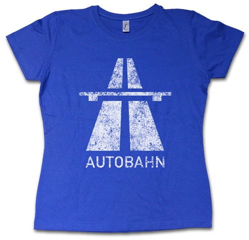 Autobahn damen shirt - t-shirt, –