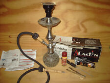Shisha ALADIN W 415,  Wasserpfeife Edelstahl mit Zubehör in OVP guter Zustand