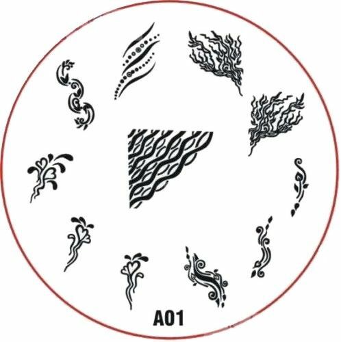 Stempelschablone ornamente - stempelschablone,