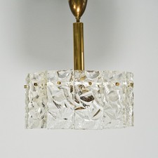 60s Ice Glass Deckenleuchte