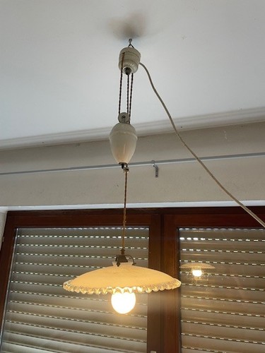 Antike jugendstil zuglampe - antike,
