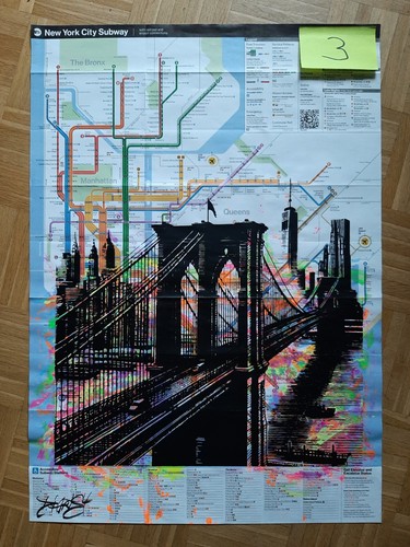 Art subway map brooklyn - subway,