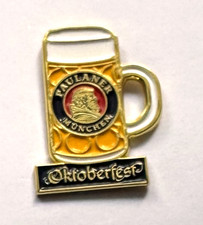 Pin Paulaner Logo Bierkrug Oktoberfest München