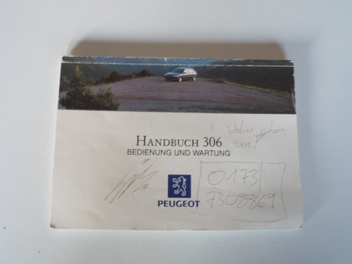 Peugeot 306 handbuch bedienung - peugeot,