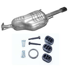 Endschalldämpfer Auspuff für Opel Astra Astra G 1.6 1.8 2.2 Coupe Cabriolet +Kit