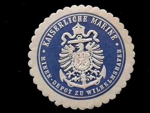 Siegelmarke kaiserliche marine - kaiserliche,