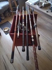 Angel, Angelruten, Angelausrüstung, 6 Teleruten mit Rollen! Konvolut!