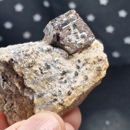 Almandin granat matrix - almandin,