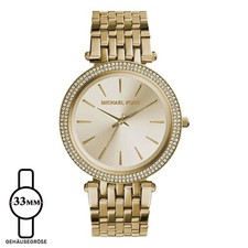 Michael Kors Gold Damenuhr MK3430 Ø33 mm Luxuriöse Edelstahl-Quarzuhr