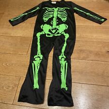 Skelett Kinder Kostüm Größe 116 Halloween