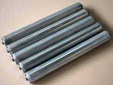 5x Tragrollen für Rollbahn Ø 50 mm MTR-50x2.20 5x Stahl Tragerolle Normrollen