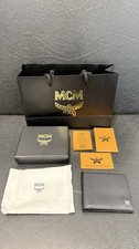 MCM Geldbörse Bi Fold Schwarz