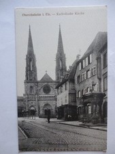 Ansichtskarte Oberehnheim Elsaß Katholische Kirche um 1900??