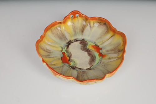 Keramik orangefarbene schale - keramik,