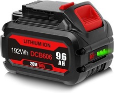 20V/60V MAX 9600mAh Battery