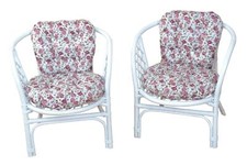 Rattansessel 2er-Set mit