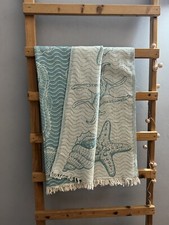 Neu Sauna Hamamtuch Peshtemal Badetuch Baumwolle Strandtuch Überwurf 170x95cm