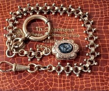 Historismus Uhrenkette Doublé