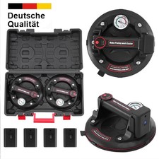 2x Elektrischer 8" Vakuum Saugheber Glassauger mit 4X Akku+Koffer Saugnapf 250KG