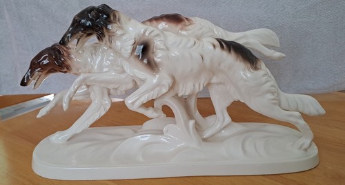 Große figur windhunde - figur,