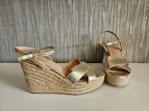 Keilsandalette gold catwalk - catwalk, 40