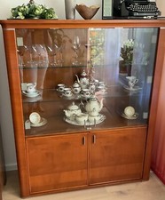 Italienische Möbel -Vitrine von Selva ( Nussbaum ) Marilyn