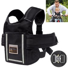 Motorrad Sicherheitsgurt Kinder Sicherheitsgurt Fallschutz schwarz für Kind Kid