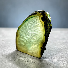 Achat-Geode-Teelichthalter