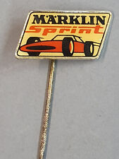 Märklin Sprint PIN Anstecknadel Werbung Reklame Autorennbahn Vintage Button