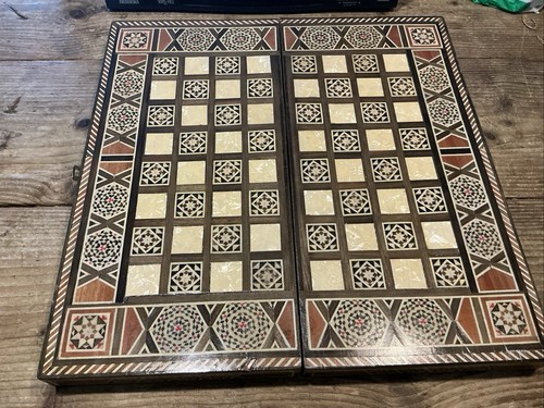 Backgammon dame set - dame, handarbeit