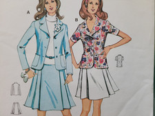 Burda Schnittmuster Blazer Rock  Gr.  36 + 38/40