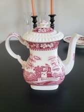 Spode pink tower - pink, kaffeekanne