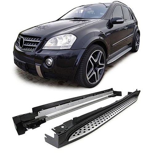 Alu trittbretter flankenschutz - trittbretter,