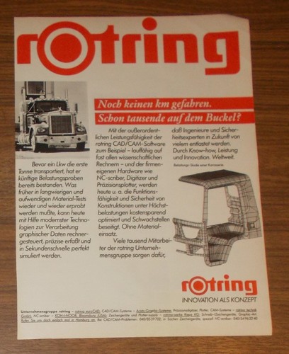 Seltene werbung rotring - werbung,