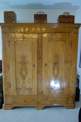 Biedermeier schrank esche - biedermeier,
