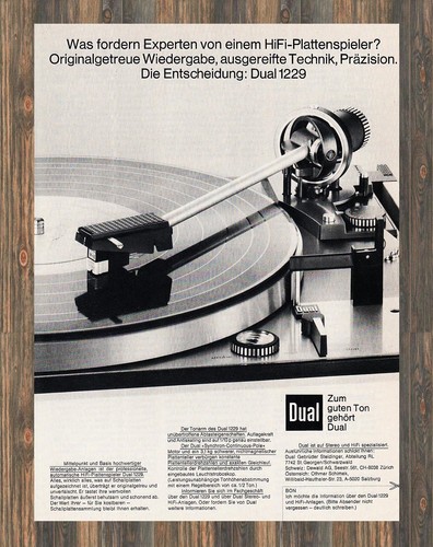 Dual 1229 reklame - -,