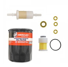 Mercury 100h Kit Wartungsset 40 50 60 PS Patrone Ölfilter Benzinfilter 8M0232733