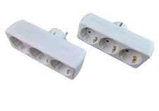 2 x 3 Fach Schuko