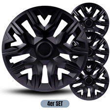 Radkappen 14 15 16 Zoll Radzierblenden Best Schwarz Matt – Sport Design