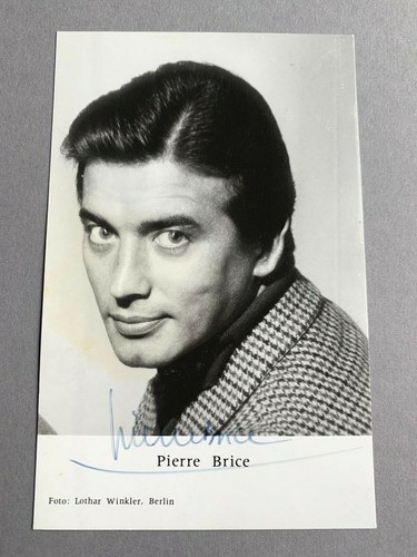 Pierre brice signed - ,