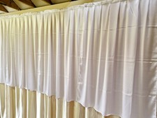 Weiße Bühnensockelleiste, 4